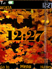 Capture d'écran Autumn thème