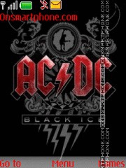 Acdc Black Ice tema screenshot