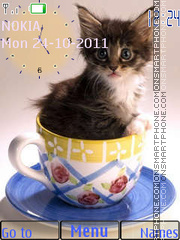 Cute Kitten tema screenshot