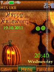 Happy Halloween es el tema de pantalla