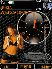 Woman In Black By ROMB39 theme screenshot