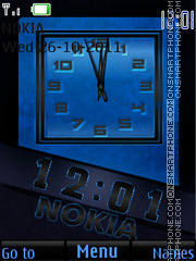 Dark Clock tema screenshot