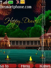 Happy Diwali 2011 es el tema de pantalla