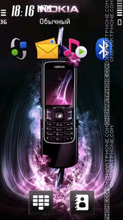 Nokia 8800 Arte 01 es el tema de pantalla