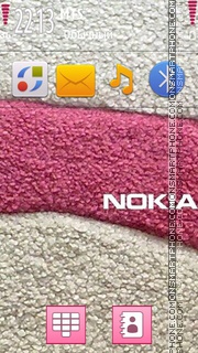 Nokia Pink 04 es el tema de pantalla