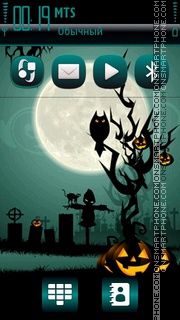 Sweet Halloween tema screenshot