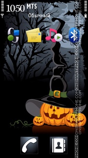 Happy Halloween 10 theme screenshot