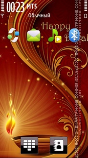 Happy Diwali 2012 theme screenshot