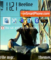 Avril tema screenshot
