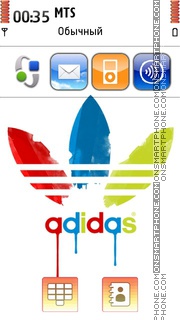 Adidas 03 tema screenshot