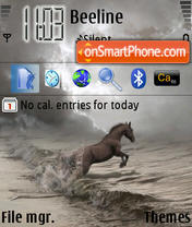 Falling Horse tema screenshot