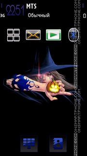 Halloween Witch 02 tema screenshot