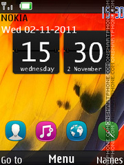 Capture d'écran Symbian Android thème