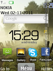 Google Android tema screenshot