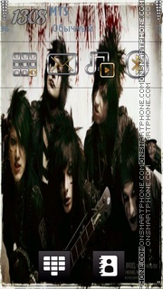 Black Veil Brides theme screenshot