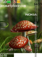 Capture d'écran Nokia Mushroom thème