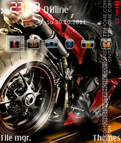 Fire Motogp tema screenshot