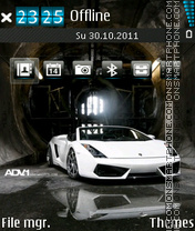 White Lamborghini 01 Theme-Screenshot