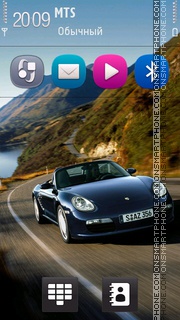 Porsche With Anna Icons 01 es el tema de pantalla