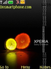 Скриншот темы XPERIA light