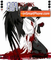 Bloody Angel tema screenshot