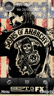 Sons of Anarchy tema screenshot