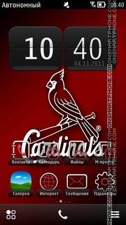 Скриншот темы Cardinals Logo