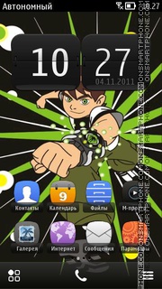 Ben 10 02 es el tema de pantalla