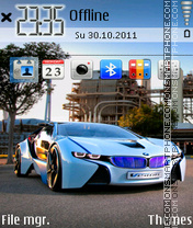 Future Bmw 01 es el tema de pantalla