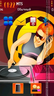 Dj Musician theme screenshot