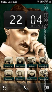 Скриншот темы Nikola Tesla