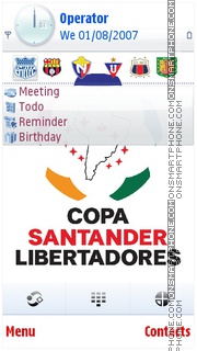 Copa libertadores es el tema de pantalla