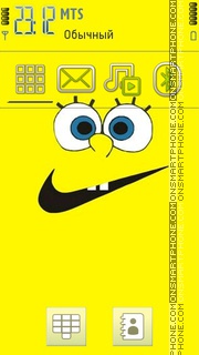 Sponge Bob Vs Nike tema screenshot