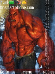 Red hulk es el tema de pantalla