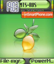 Lemon tema screenshot