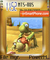 Скриншот темы Animated Fun Turtles