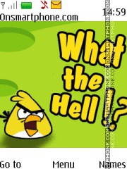 Скриншот темы New Angry Birds