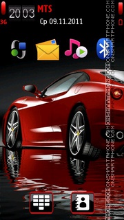 Capture d'écran Ferrari 605 thème