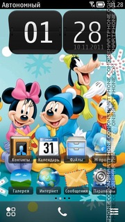 Mickey N Minnie 01 tema screenshot