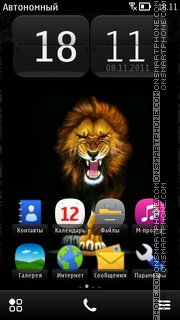 Lions Pride 01 theme screenshot