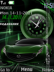 Скриншот темы Mazda