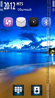 Blue Ocean Nature tema screenshot