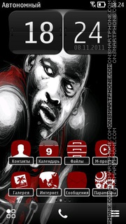 Michael Jordan 04 theme screenshot