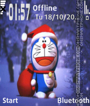 Doraemon v1 es el tema de pantalla