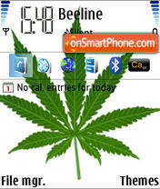 Weed 02 tema screenshot