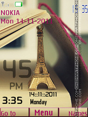 Tower Clock 01 tema screenshot