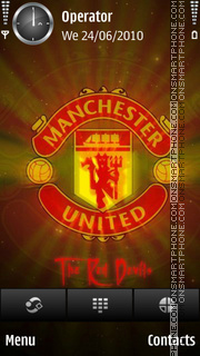 Скриншот темы The red devils