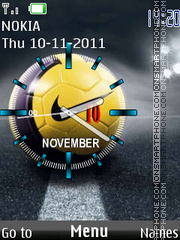 Nike Clock tema screenshot