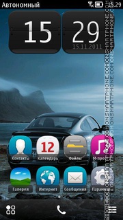 Скриншот темы Porsche 911 Turbo Nokia Theme
