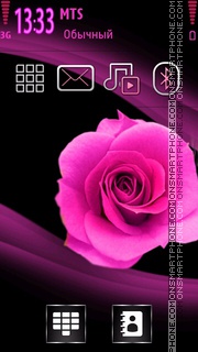 Rose tema screenshot